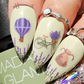 Lavender Grove (CjS-397) Etched Nail Art Stamping Plate