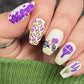 Lavender Grove (CjS-397) Etched Nail Art Stamping Plate