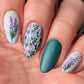 Lavender Grove (CjS-397) Etched Nail Art Stamping Plate