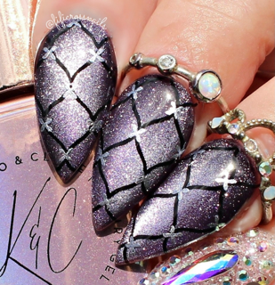 Low Light Lounge (CjS-398) Etched Nail Art Stamping Plate