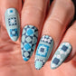 Quilting Corner (CjS-400) Etched Nail Art Stamping Plate