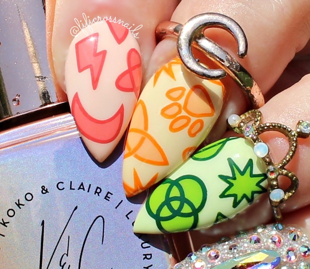 Sign Me Up! (CjS-401) Etched Nail Art Stamping Plate