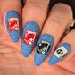 Stack the Deck (CjS-402) Etched Nail Art Stamping Plate