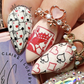 Stack the Deck (CjS-402) Etched Nail Art Stamping Plate