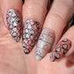 Stack the Deck (CjS-402) Etched Nail Art Stamping Plate