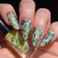 Marble Crush (CjS-405) Etched Nail Art Stamping Plate