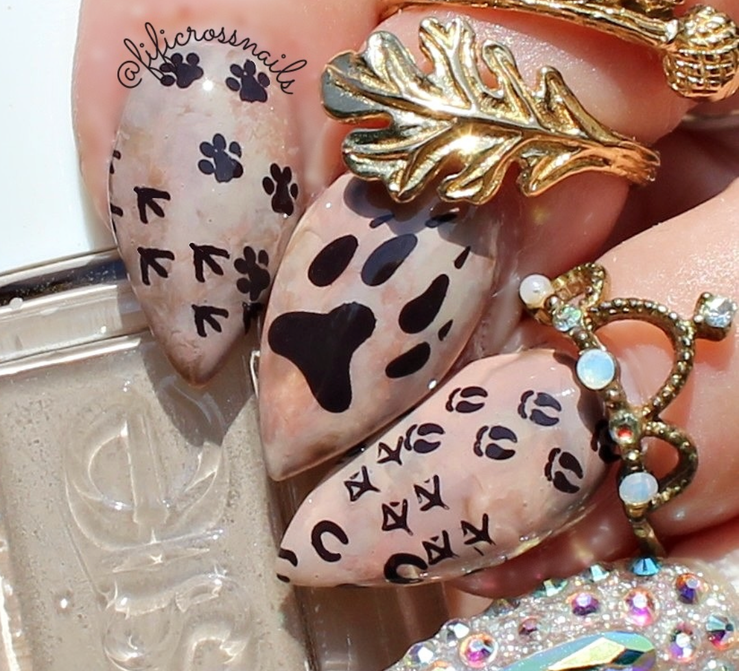 Paw-Sibilities (CjS-406) Etched Nail Art Stamping Plate