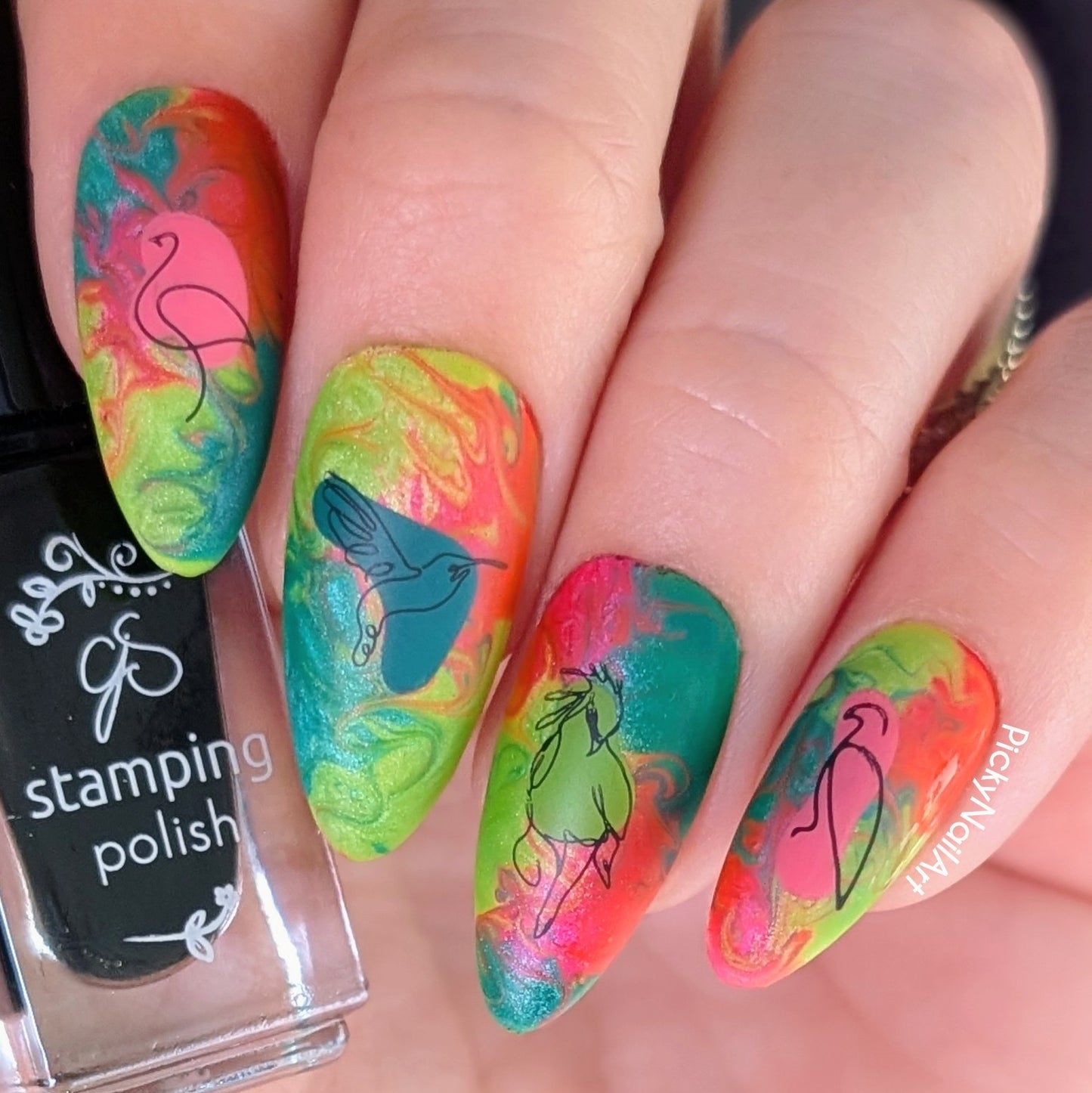 Mod Life Series - Animal Kingdom (CjS-407) Etched Nail Art Stamping Plate