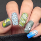 The Beautiful Game (CjS-408) Etched Nail Art Stamping Plate