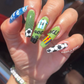 The Beautiful Game (CjS-408) Etched Nail Art Stamping Plate