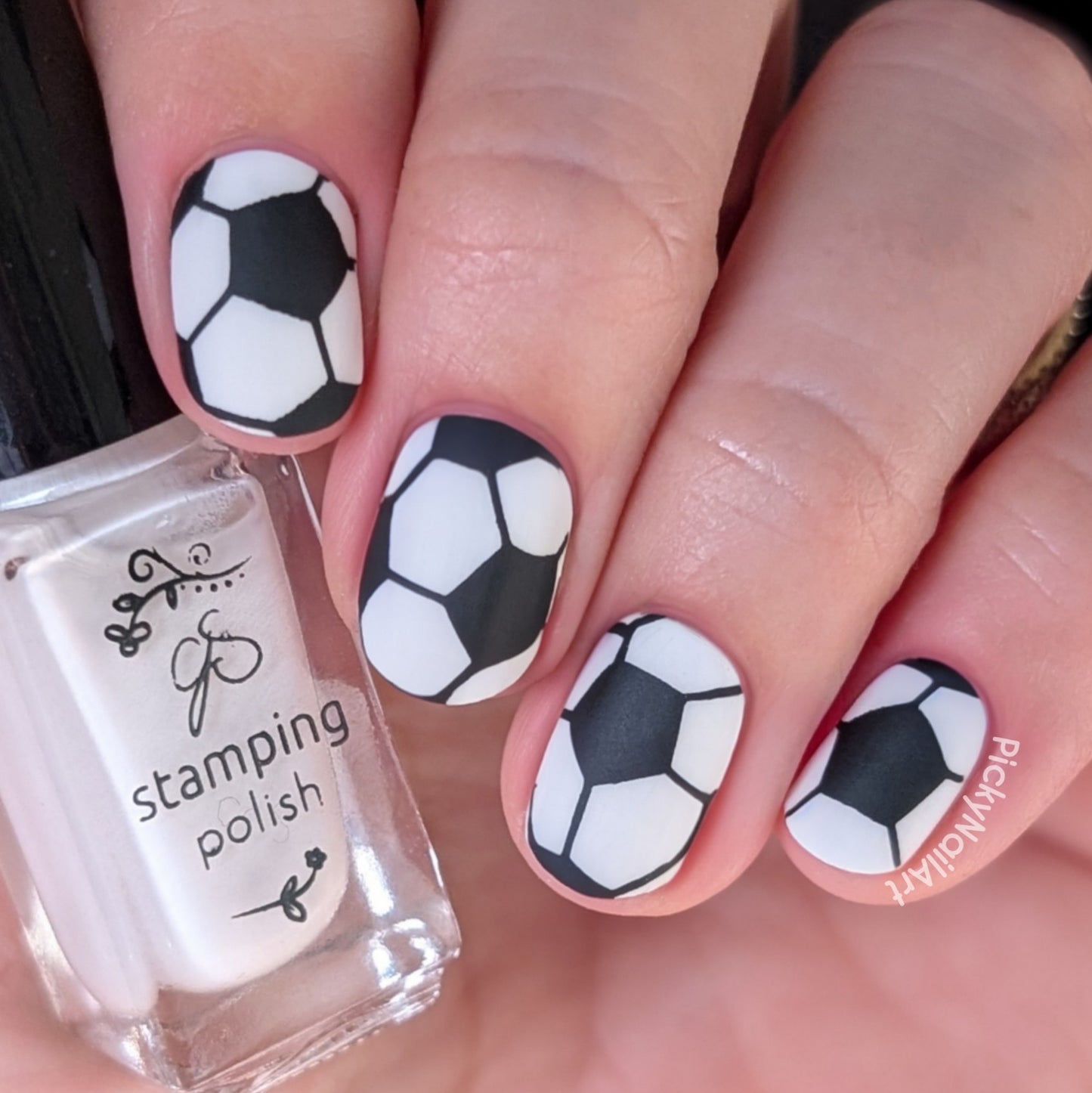 The Beautiful Game (CjS-408) Etched Nail Art Stamping Plate