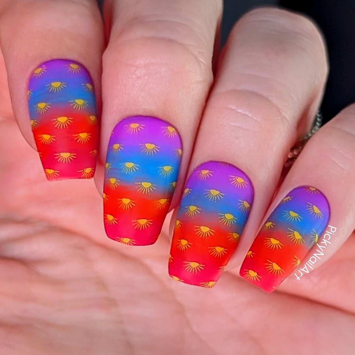 Petals in Pattern (CjS-409) Etched Nail Art Stamping Plate