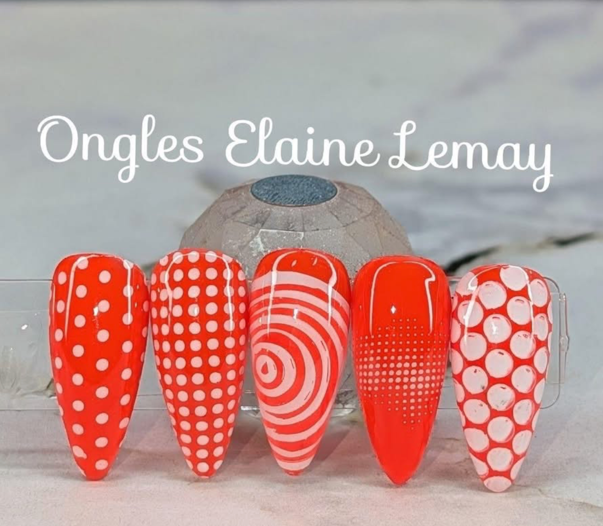 Dotty About You (CjS-410) Etched Nail Art Stamping Plate