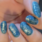 Garden Layers (CjS-411) Etched Nail Art Stamping Plate