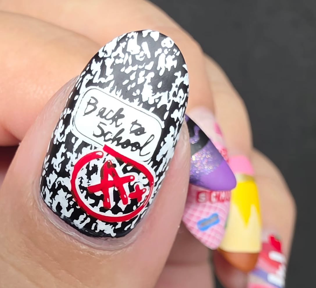 Class In Session (CjS-412) Etched Nail Art Stamping Plate