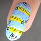 Class In Session (CjS-412) Etched Nail Art Stamping Plate