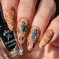 Cool Cowgirl (CjS-415) Etched Nail Art Stamping Plate