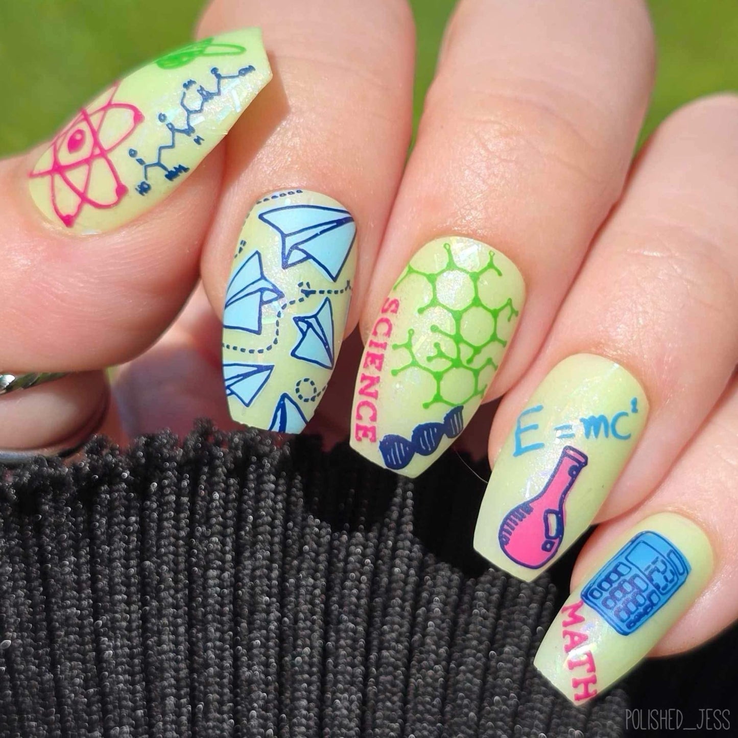 Back to School - Scholastic (CjS-43) Etched Nail Art Stamping Plate