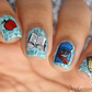 Back To School - Primary (CjS-44) Etched Nail Art Stamping Plate
