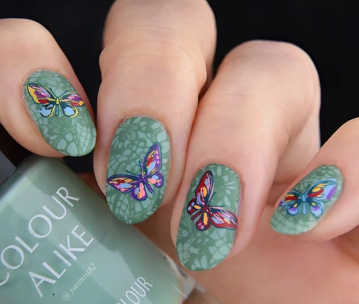 Delicate Garden (CjS-58) Steel Nail Art Layered Stamping Plate
