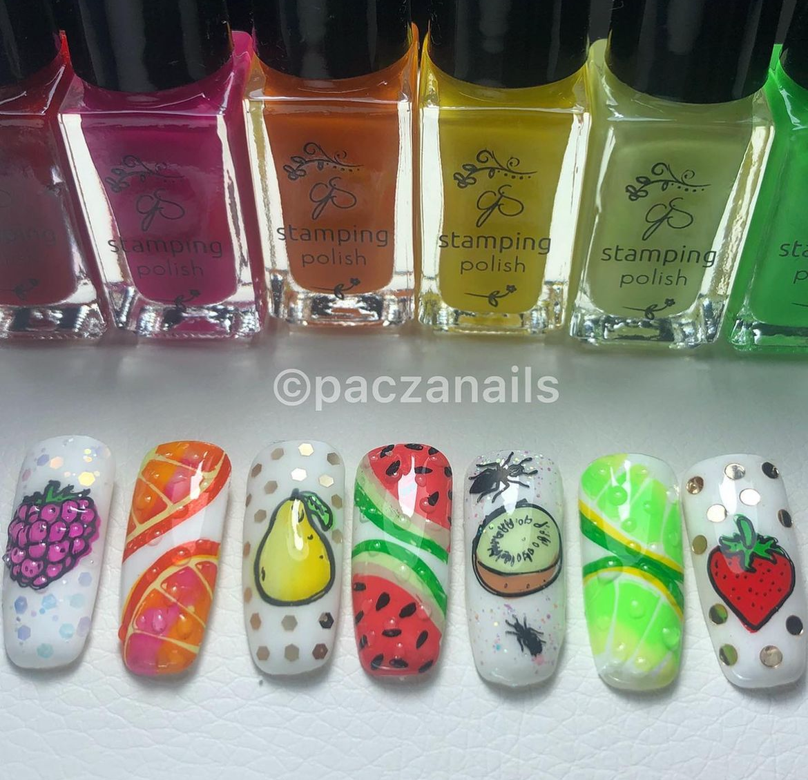 Fruit anyone? (CjS-63) Steel Nail Art Stamping Plate