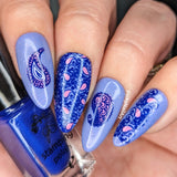 Paisley Princess (CjS-99) Steel Nail Art Stamping Plate