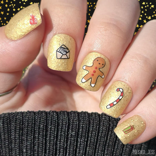 Santas Workshop (CjSC-07) Etched Nail Art Stamping Plate