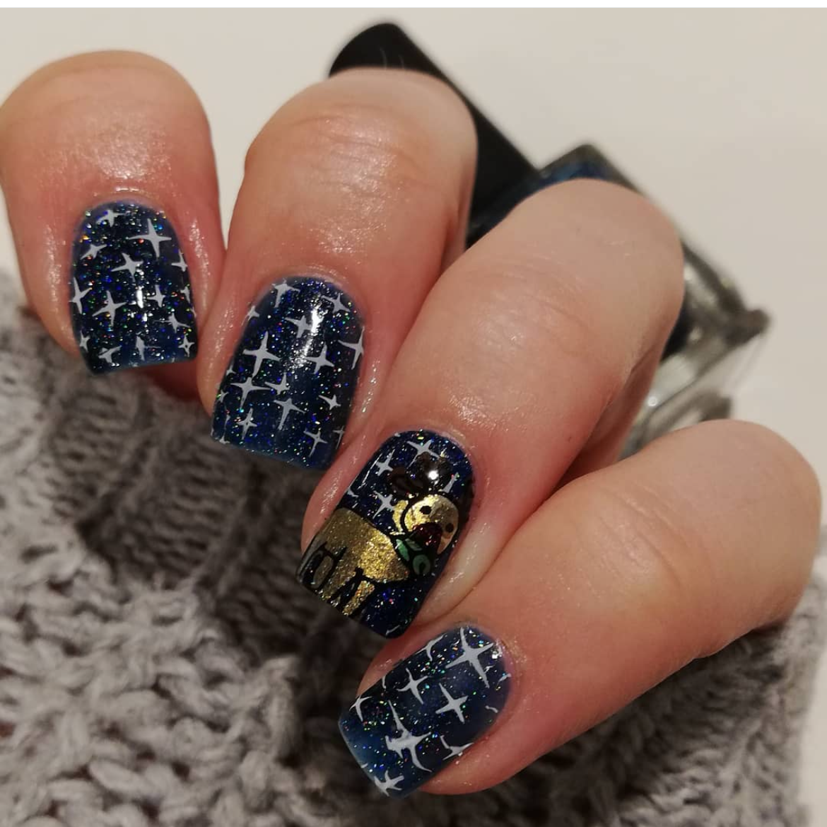 Under the Mistletoe (CjSC-10) - Upadaisy - Steel Nail Art Stamping Plate