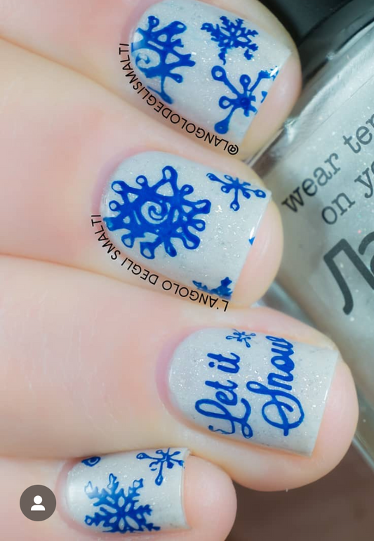 Under the Mistletoe (CjSC-10) - Upadaisy - Steel Nail Art Stamping Plate