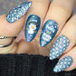 Do You Want to Build a Snowman? (CjSC-40) Steel Nail Art Stamping Plate