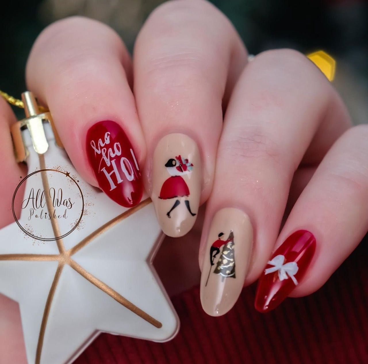 Christmas in the Park (CjSC-49) Steel Nail Art Stamping Plate