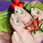 Patterned Holidays (CjSC-60) Etched Nail Art Stamping Plate