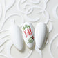 A Very PinUp Christmas (CjSC-76) Steel Nail Art Stamping Plate