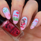 A Very PinUp Christmas (CjSC-76) Steel Nail Art Stamping Plate