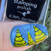 Hippie Holiday (CjSC-79) Steel Nail Art Layered Stamping Plate