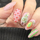 Vintage Chic Christmas (CjSC-96) Etched Nail Art Stamping Plate