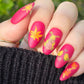 Bitty Bunnies n Blooms (CjSH-10) Steel Nail Art Layered Stamping Plate