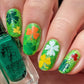 Shake Your Shamrocks (CjSH-103) Steel Nail Art Layered Stamping Plate