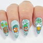 Shake Your Shamrocks (CjSH-103) Steel Nail Art Layered Stamping Plate