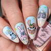 Easter Groovin' (CjSH-107) Steel Nail Art Layered Stamping Plate