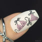 Creepy Beach (CjSH-127) Etched Nail Art Stamping Plate