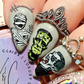 Freaky Little Friends (CjSH-130) Etched Nail Art Stamping Plate