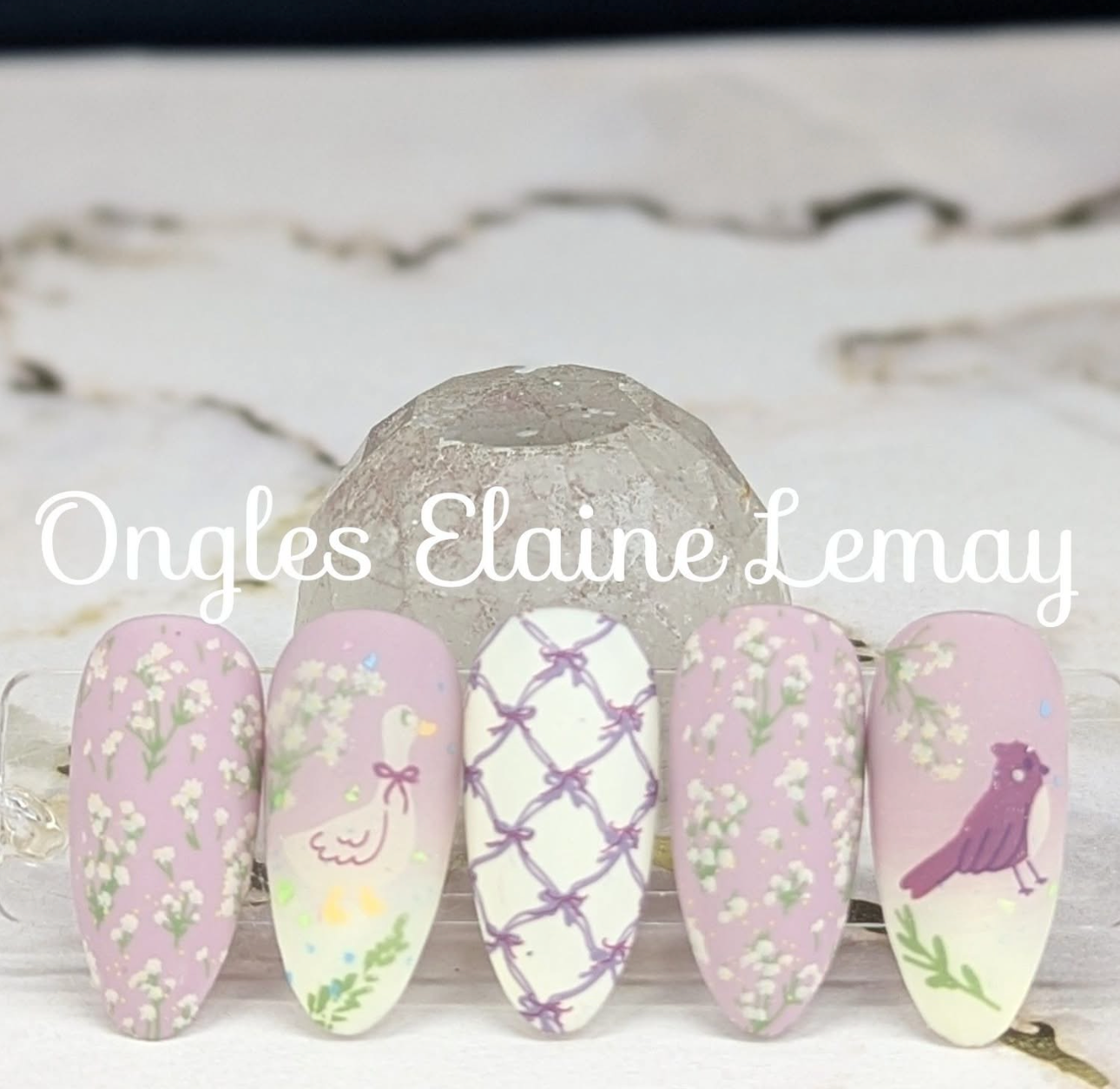 Easter Meadow (CjSH-134) Etched Nail Art Stamping Plate