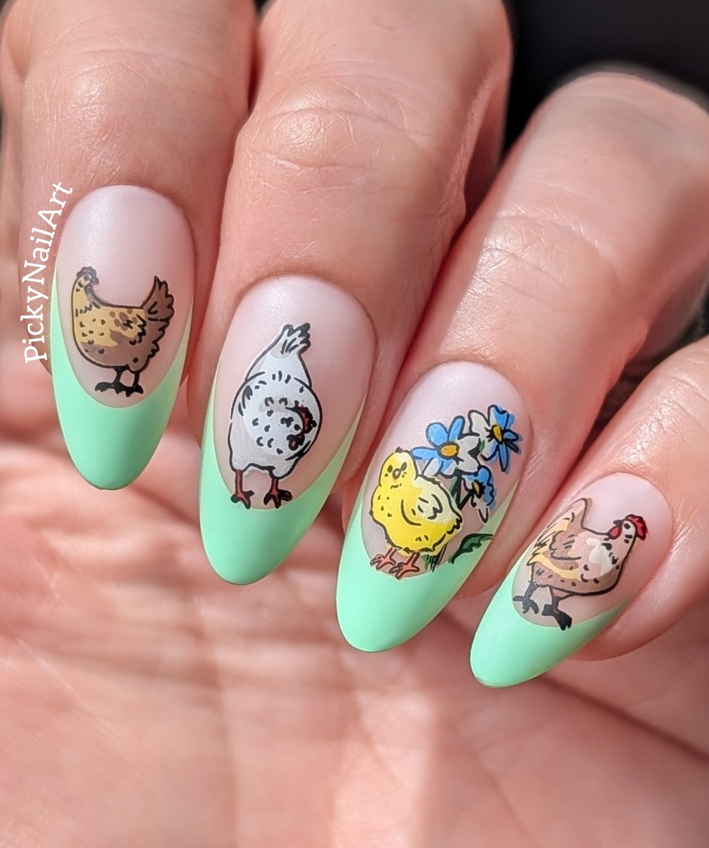 Easter on the Prairie (CjSH-136) Etched Nail Art Stamping Plate