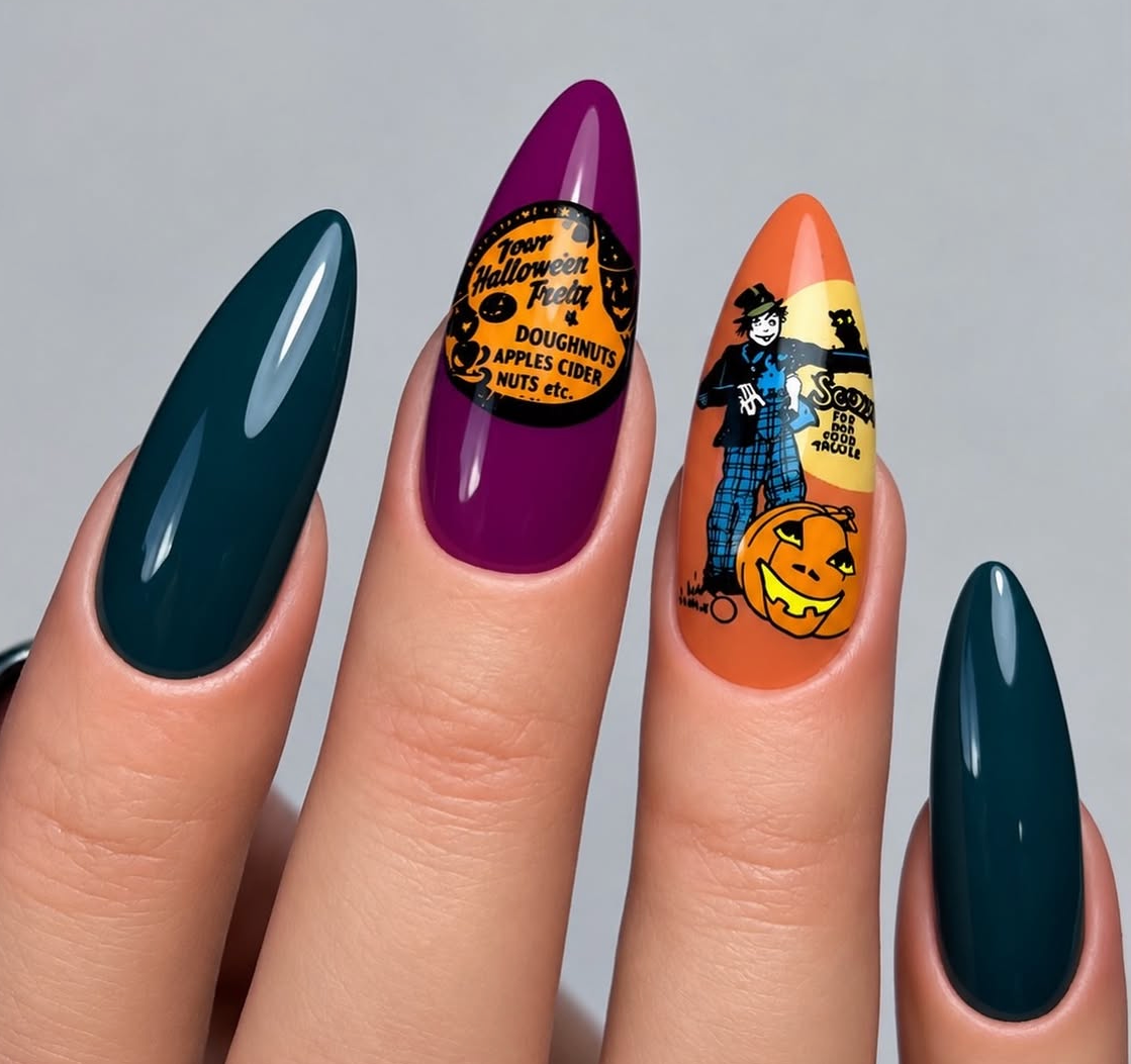 Halloween Party (CjSH-141) Etched Nail Art Stamping Plate