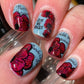 Flanders Fields (CjSH-26) Steel Nail Art Layered Stamping Plate
