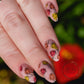 Bunny Kisses (CjSH-29) Steel Nail Art Layered Stamping Plate