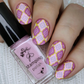 Bunny Kisses (CjSH-29) Steel Nail Art Layered Stamping Plate