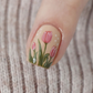 Bunny Kisses (CjSH-29) Steel Nail Art Layered Stamping Plate