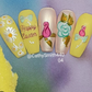 Easter Egg Dainty Decals (CjSH-54) Etched Nail Art Stamping Plate
